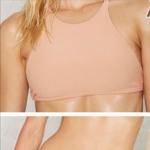 Nasty Gal Alina halter bikini top &high-cut bottom